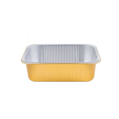 환경 친화적 인 케이크 구리를 위한 3300ml 알루미늄 엽지 트레이 편리하고 일회용