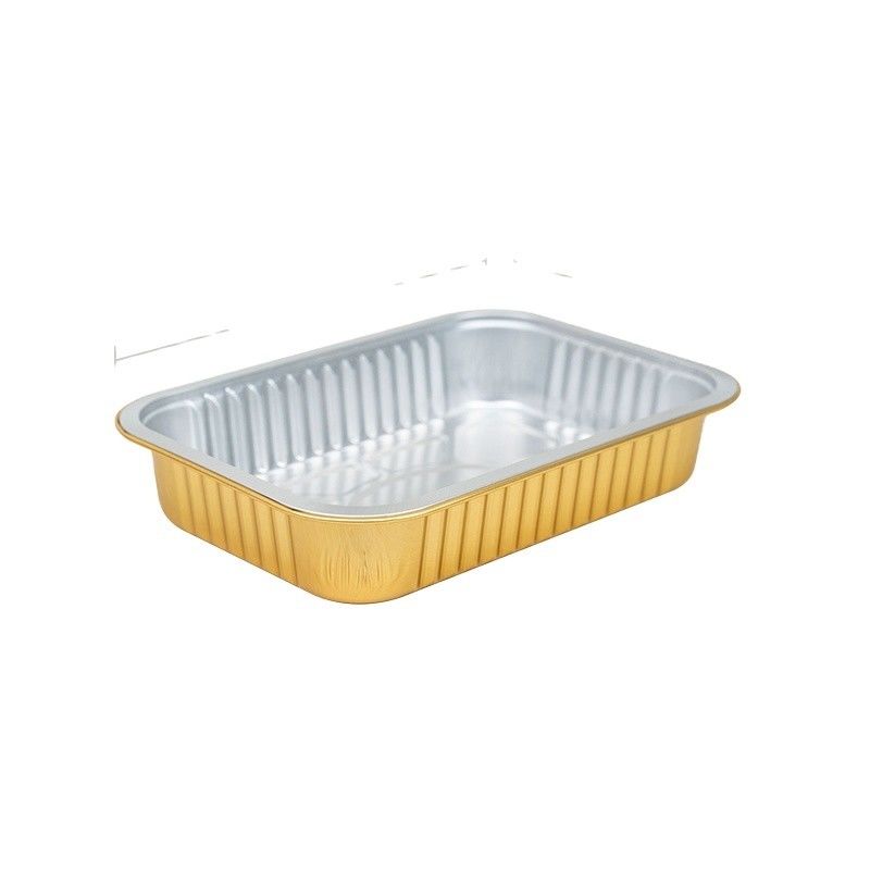 배송 준비 580ml 1pc 알루미늄 엽 컨테이너 베이킹 주문 받아