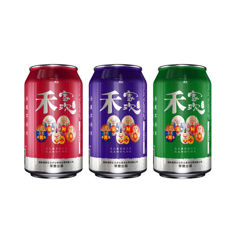 맞춤형 디자인 알루미늄 캔 250ml 330ml 355ml 500ml 소다를 위한 맞춤형 색상